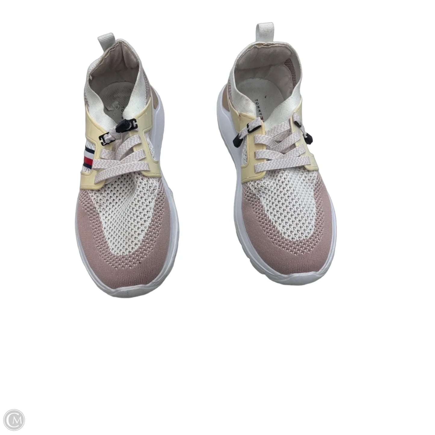 Shoes Athletic By Tommy Hilfiger In Pink & White, Size: 8.5