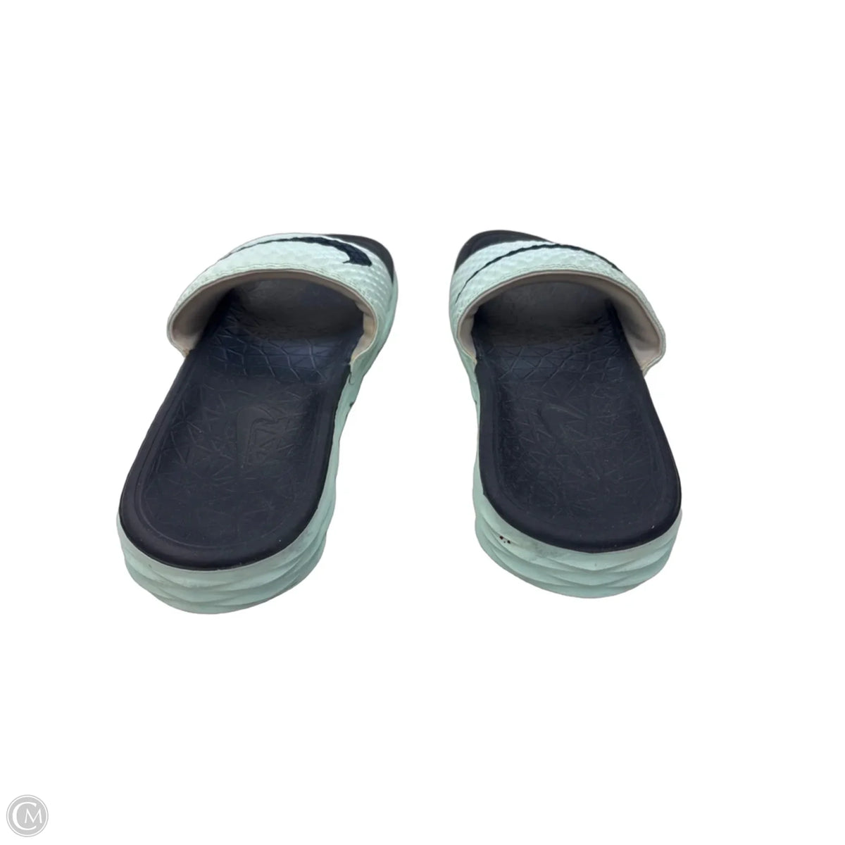 Sandals Flats By Nike In Blue, Size: 7