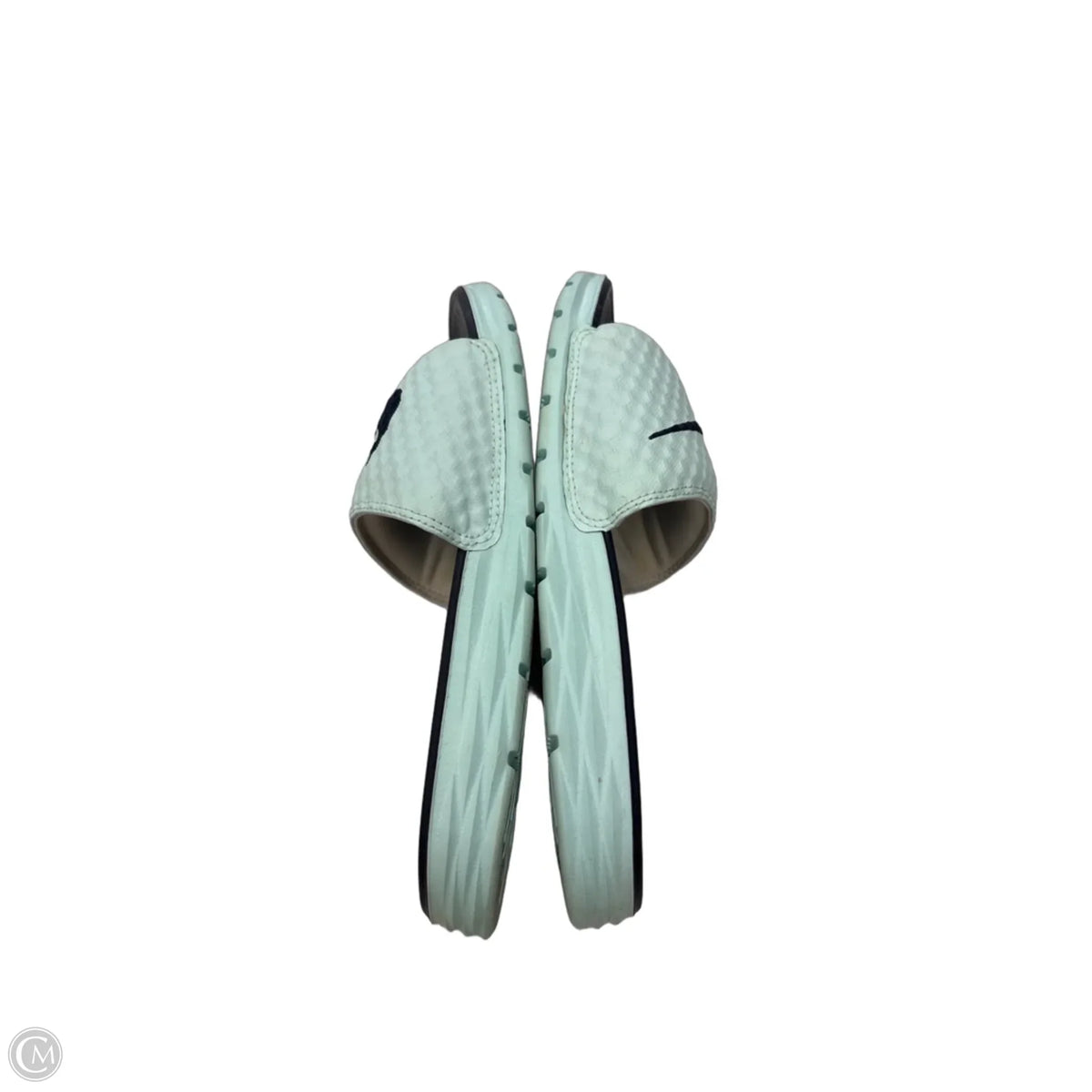 Sandals Flats By Nike In Blue, Size: 7