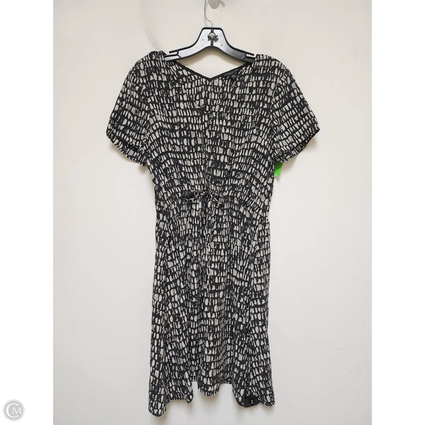 Dress Casual Short By Eileen Fisher In Grey & White, Size: Sp