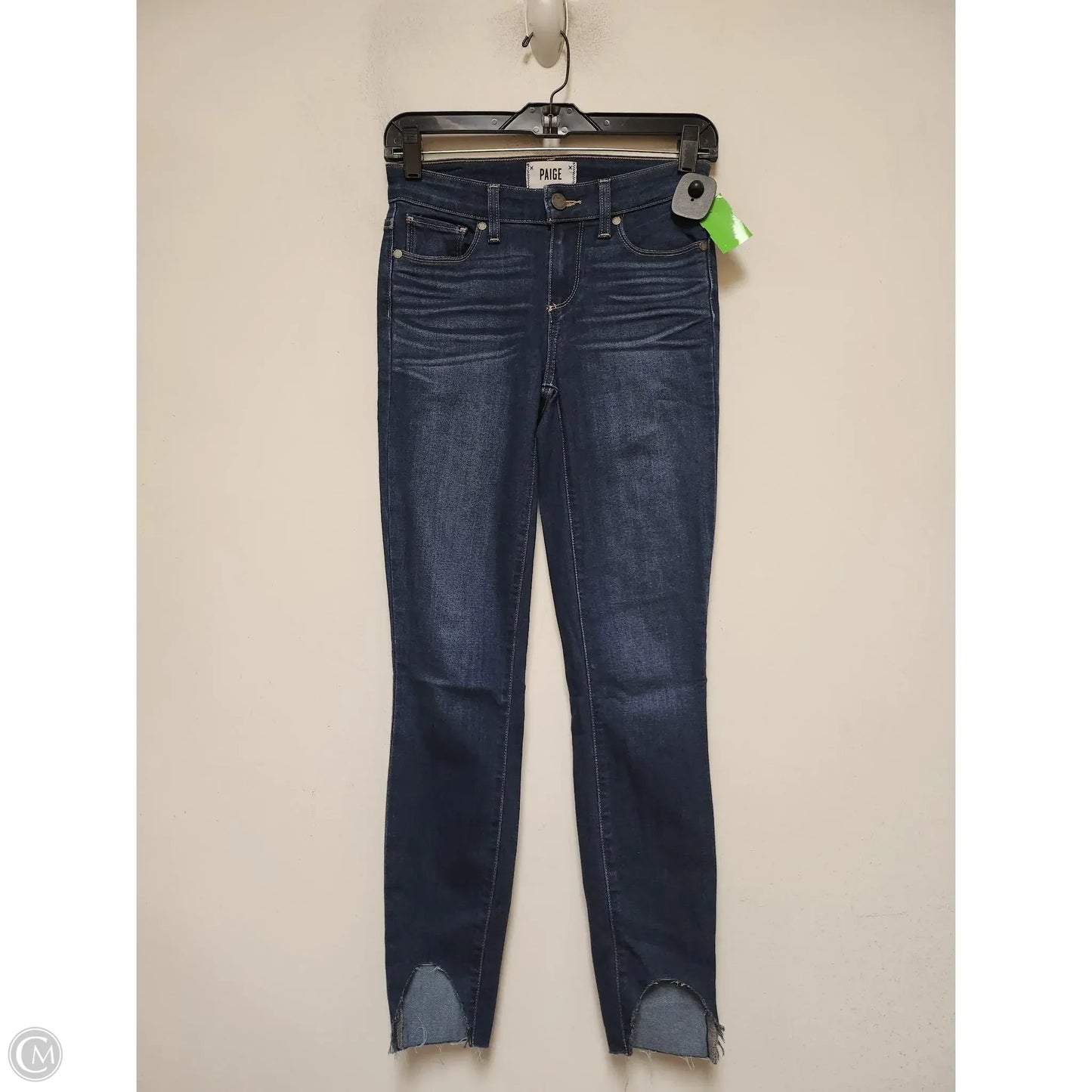 Jeans Skinny By Paige In Blue Denim, Size: 2