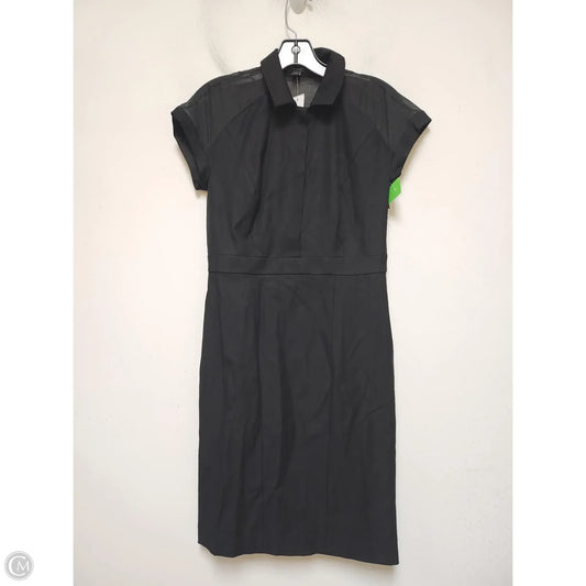 Dress Casual Midi By Ann Taylor In Black, Size: Xs