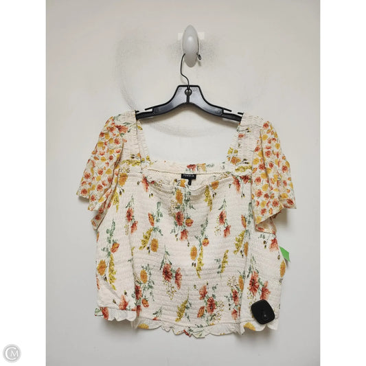 Top Short Sleeve By Torrid In Floral Print, Size: 3x