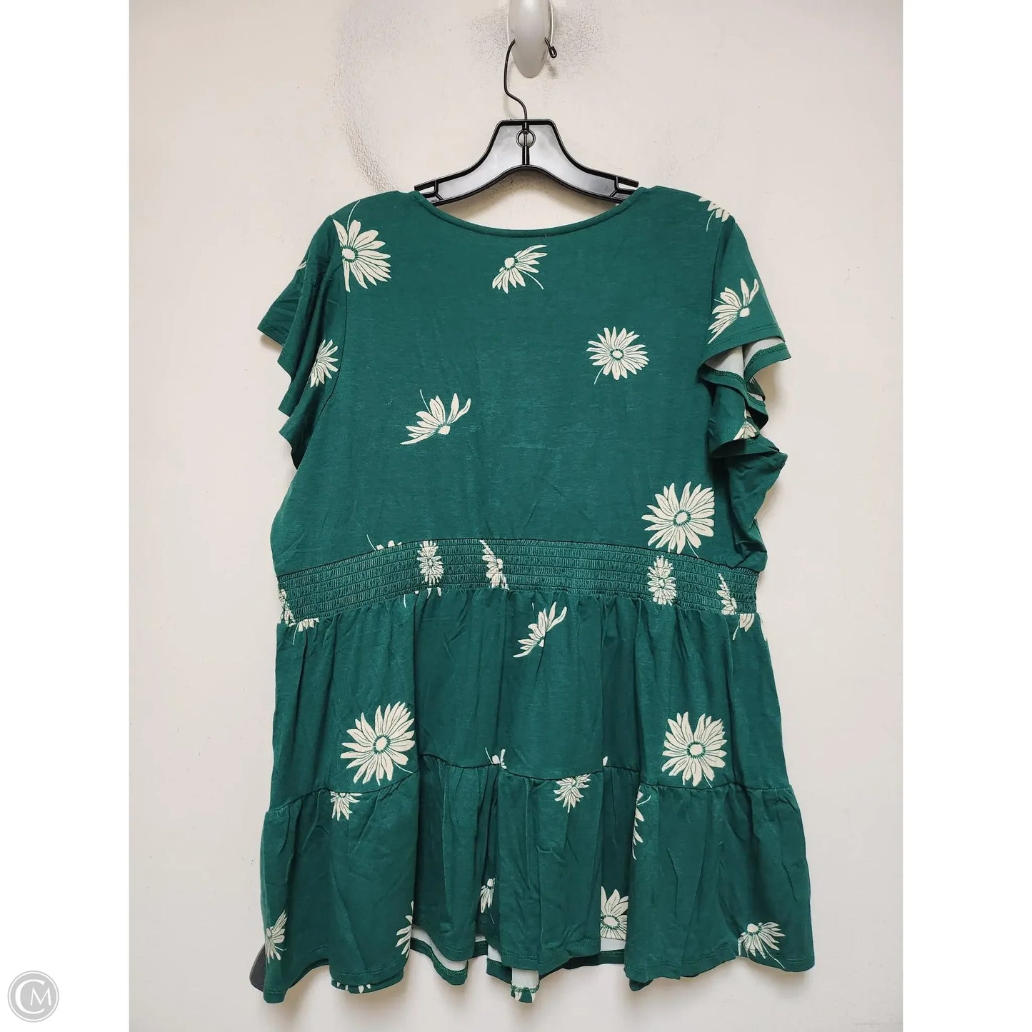 Top Short Sleeve By Torrid In Green, Size: 2x