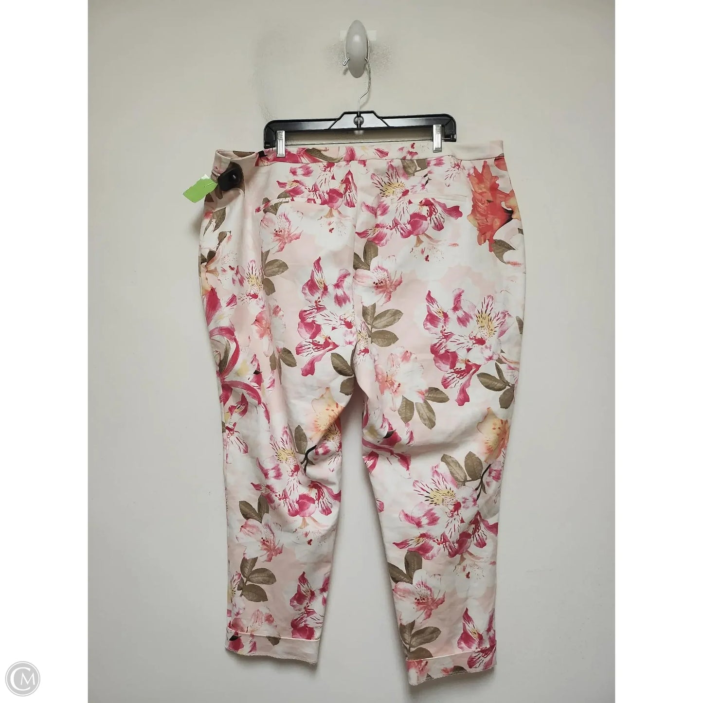 Pants Other By Calvin Klein In Floral Print, Size: 20
