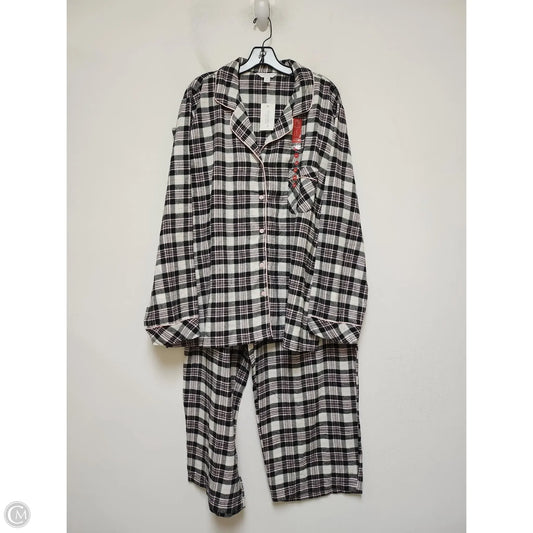 Pajamas 2pc By Charter Club In Plaid Pattern, Size: Xxl