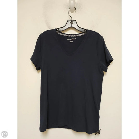 Top Short Sleeve Basic By Nautica In Navy, Size: L