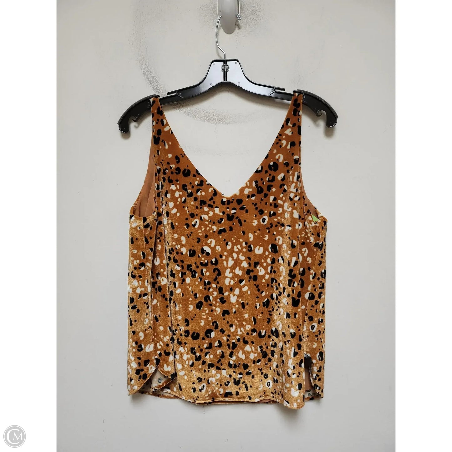 Top Sleeveless By Loft In Animal Print, Size: M