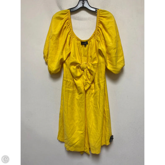 Romper By Eloquii In Yellow, Size: 2x