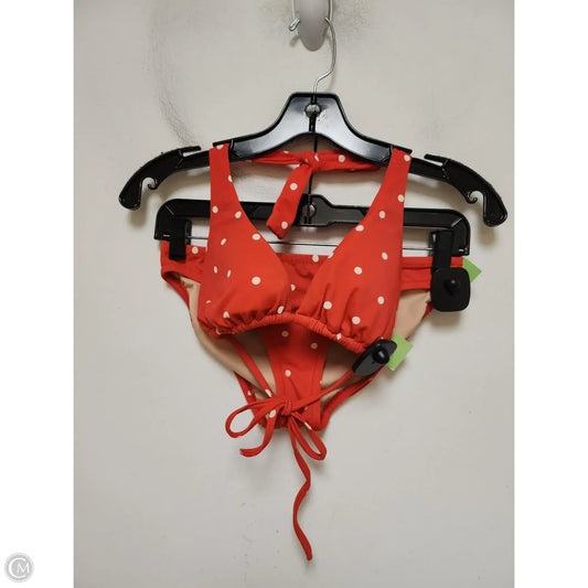 Swimsuit 2pc By J. Crew In Polkadot Pattern, Size: Xs