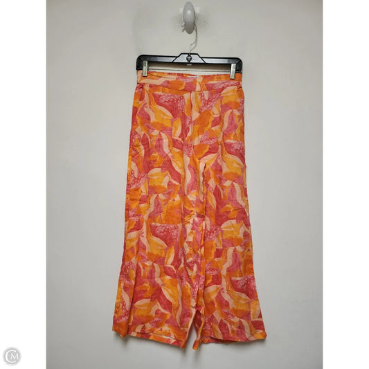 Pants Wide Leg By Cynthia Rowley In Orange & Pink, Size: 6