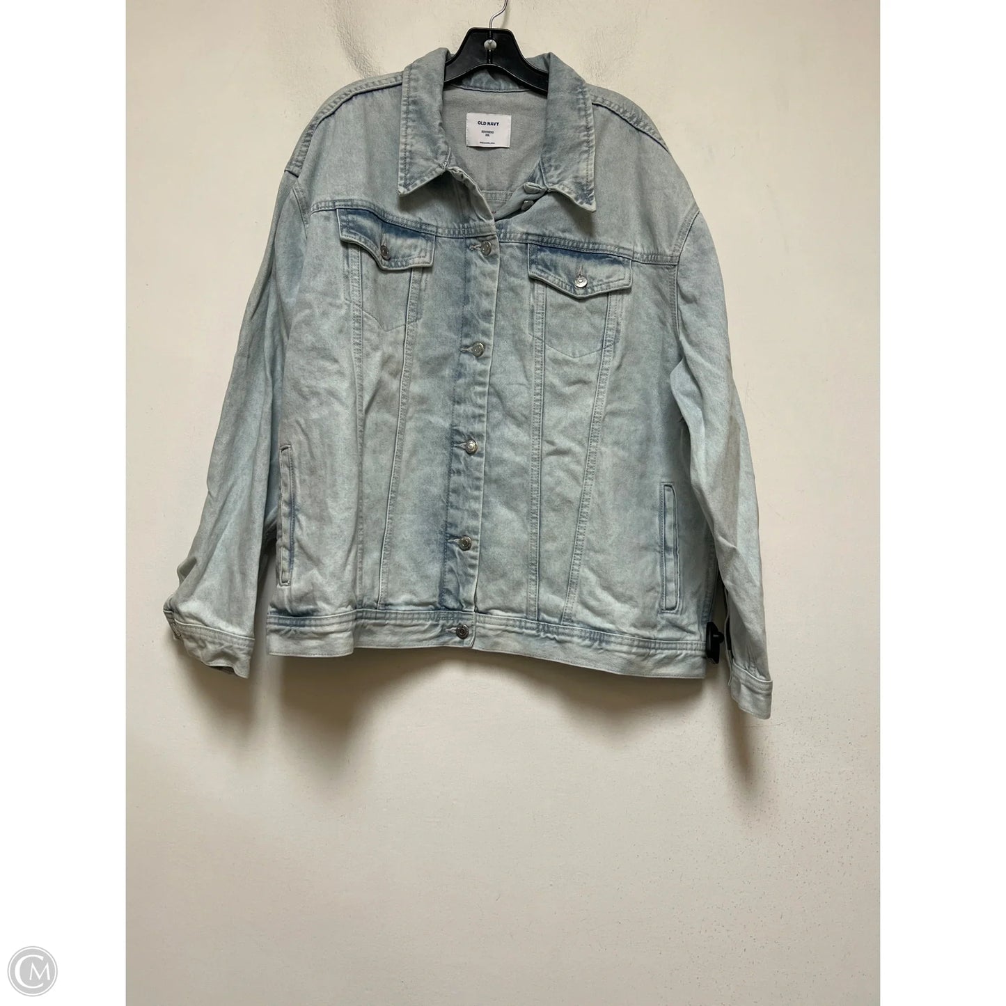Jacket Denim By Old Navy In Blue Denim, Size: Xxl