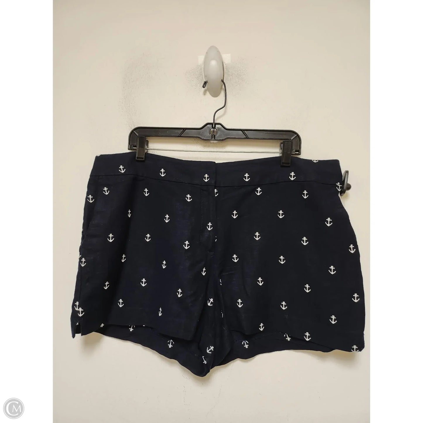 Shorts By Loft In Blue & White, Size: 14