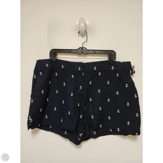 Shorts By Loft In Blue & White, Size: 14