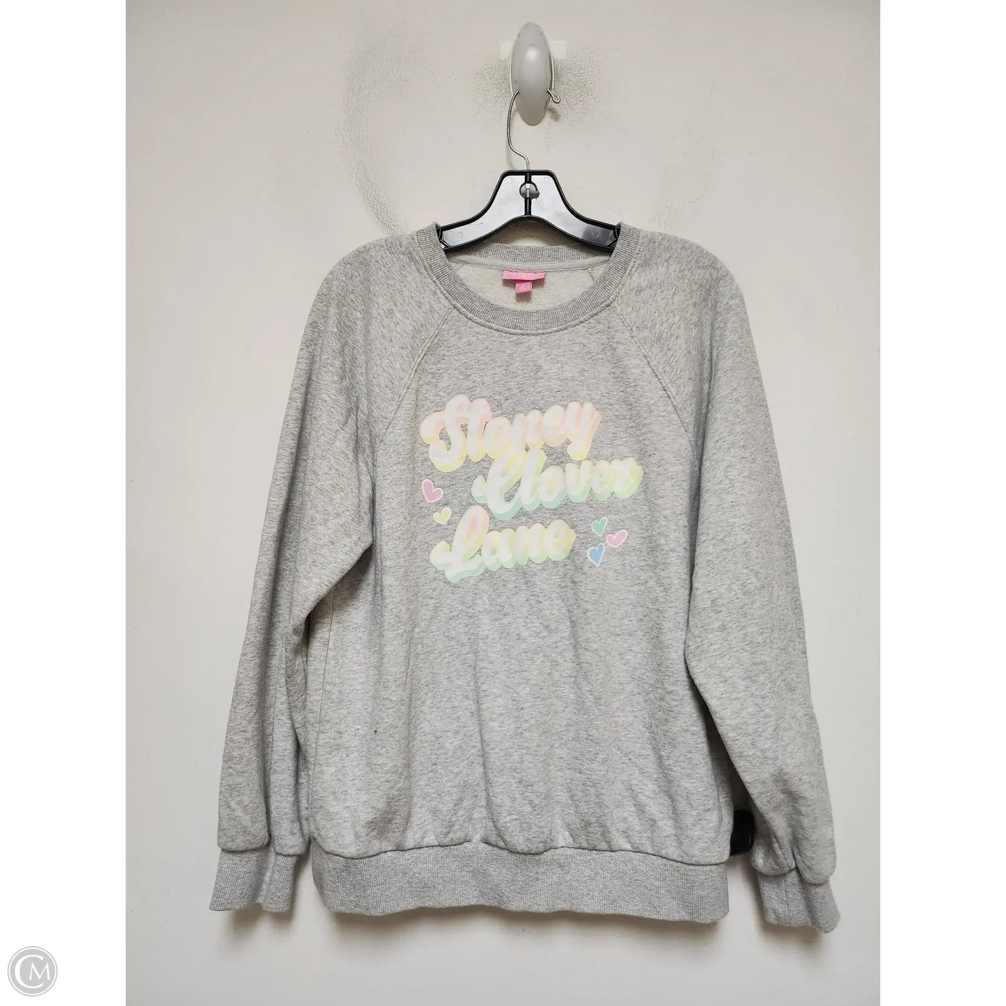 Sweatshirt Crewneck By Target-designer In Grey, Size: M