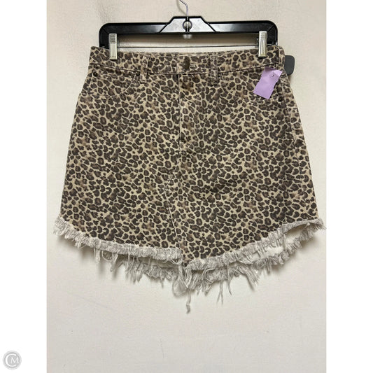 Skirt Mini & Short By We The Free In Animal Print, Size: 6