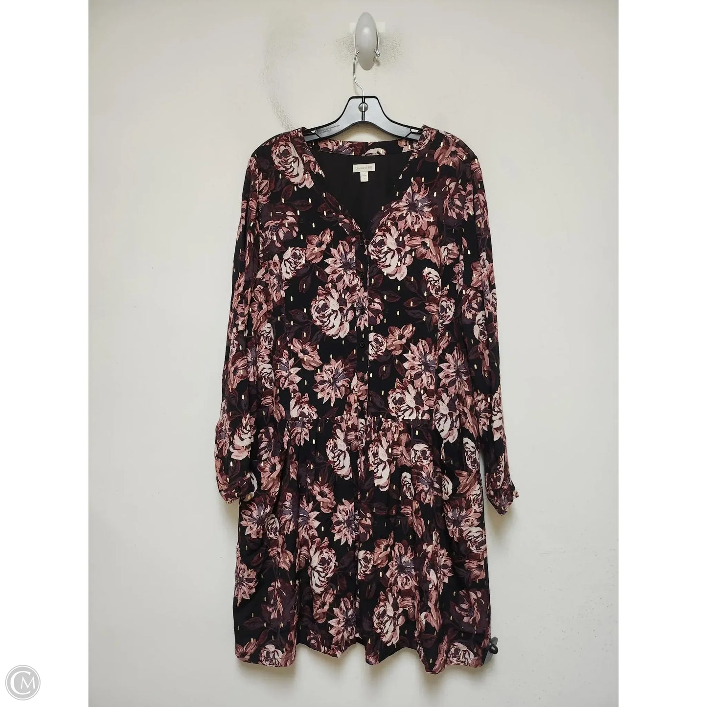 Dress Casual Short By Garnet Hill In Floral Print, Size: Xl