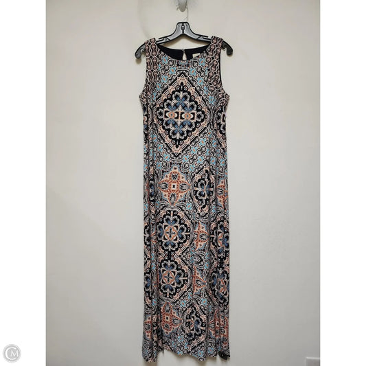 Dress Casual Maxi By Chicos In Multi-colored, Size: L