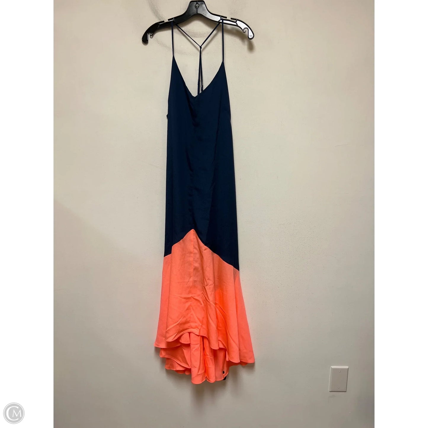 Dress Casual Maxi By Hutch In Blue & Pink, Size: L