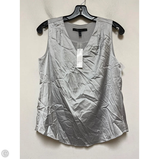 Top Sleeveless By White House Black Market In Silver, Size: Xs
