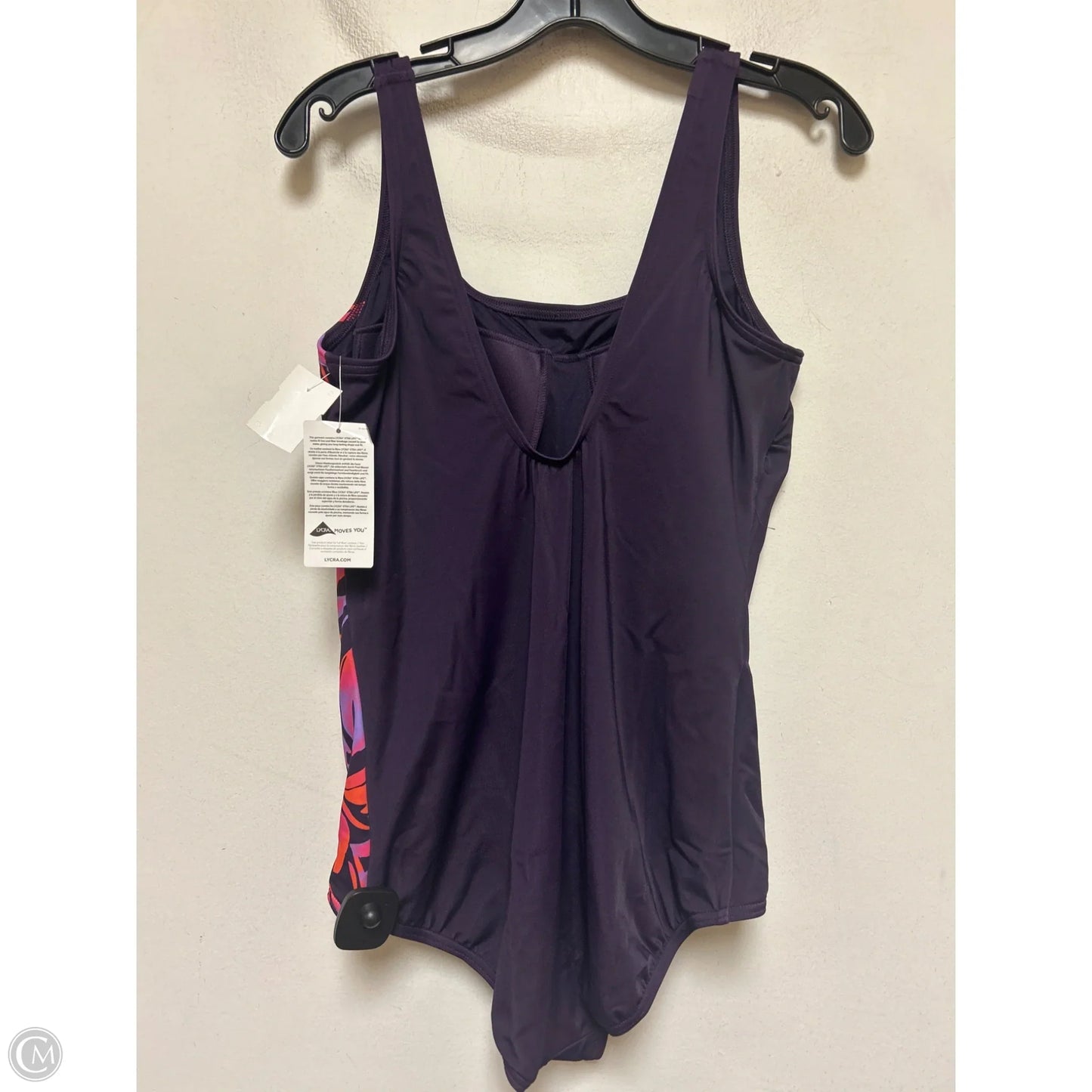 Swimsuit By Lands End In Purple, Size: Xl