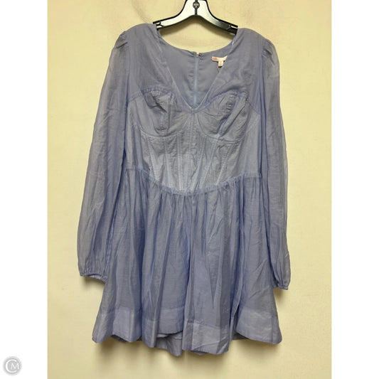 Dress Casual Short By Gianni Bini In Purple, Size: Xl