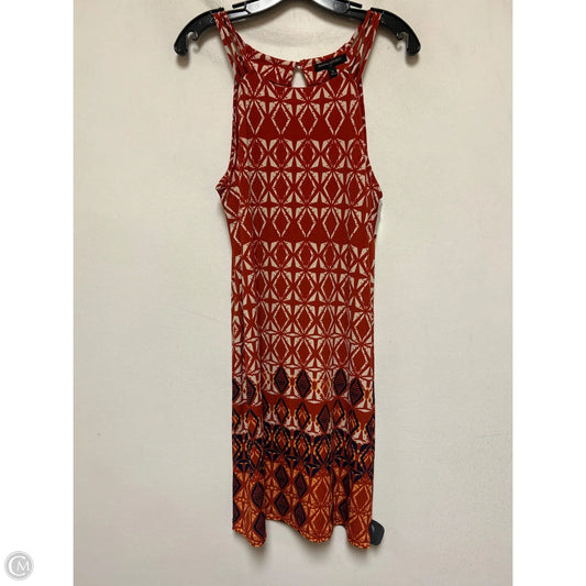Dress Casual Short By Banana Republic In Red & Tan, Size: M