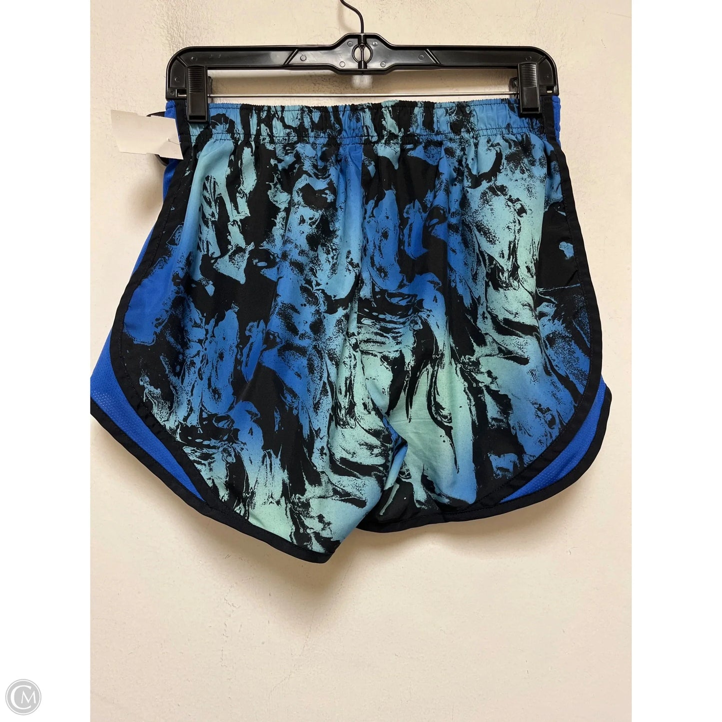 Athletic Shorts By Nike Apparel In Black & Blue, Size: M