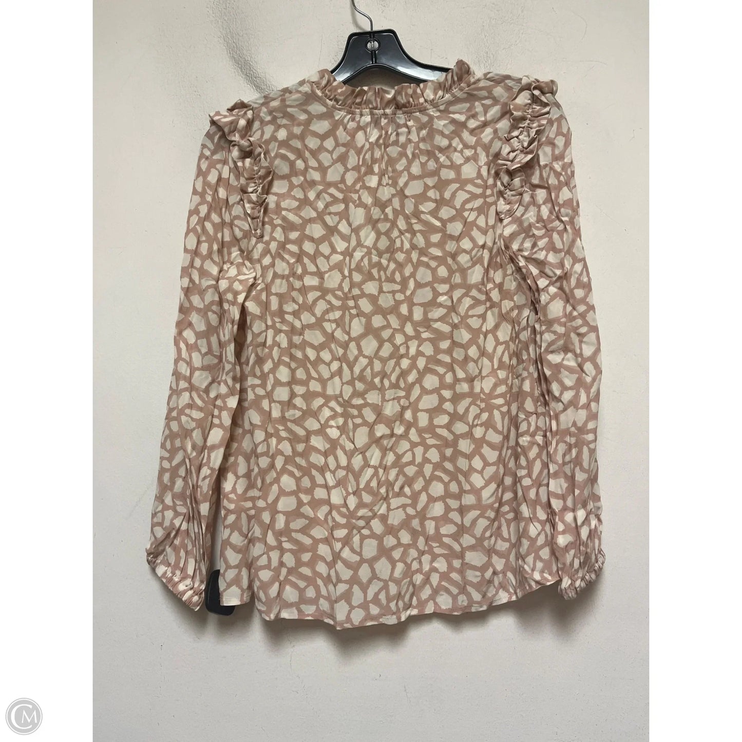 Top Long Sleeve By Vineyard Vines In Tan, Size: Xs