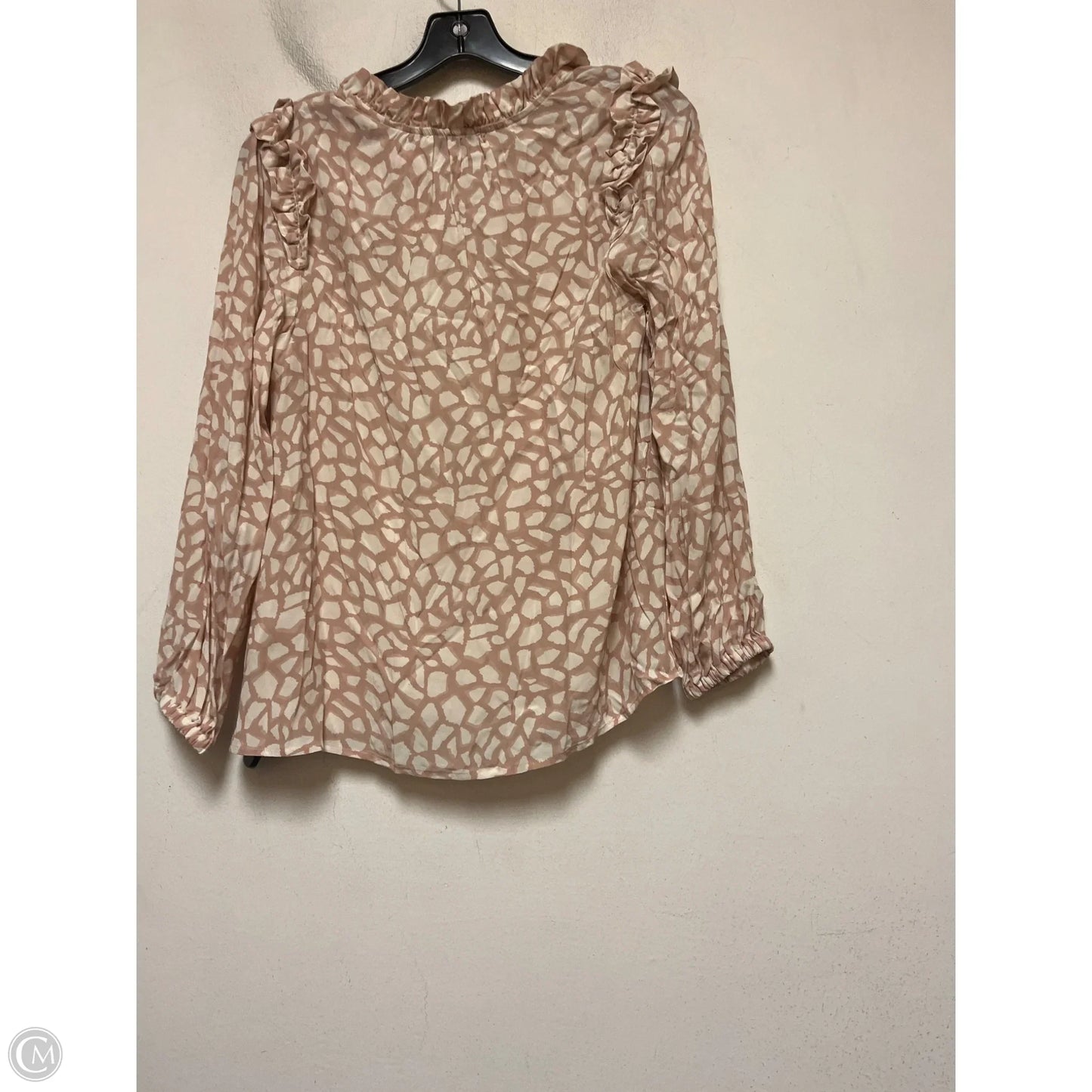 Top Long Sleeve By Vineyard Vines In Tan, Size: Xs