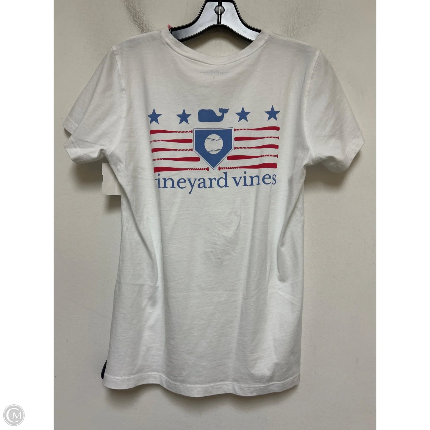 Top Short Sleeve Basic By Vineyard Vines In White, Size: S