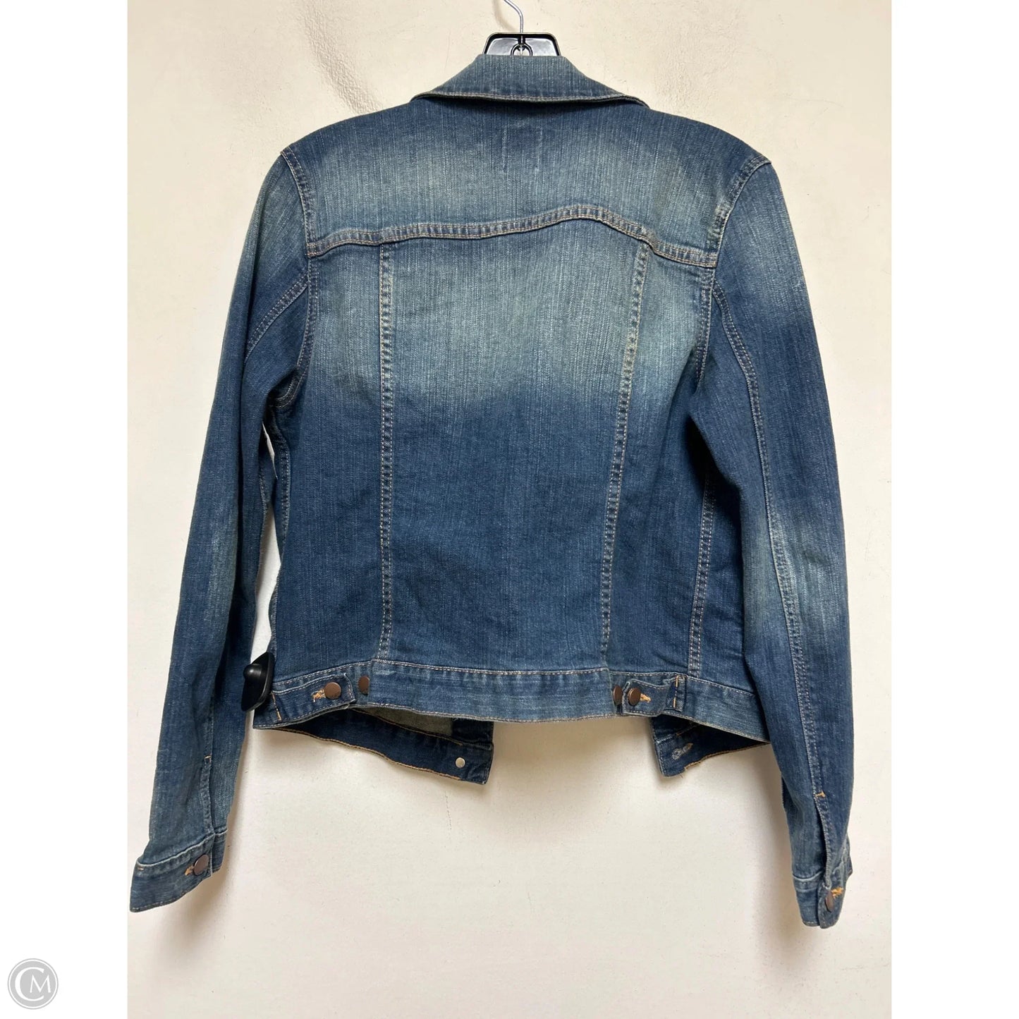 Blazer By Gap In Black Denim, Size: M