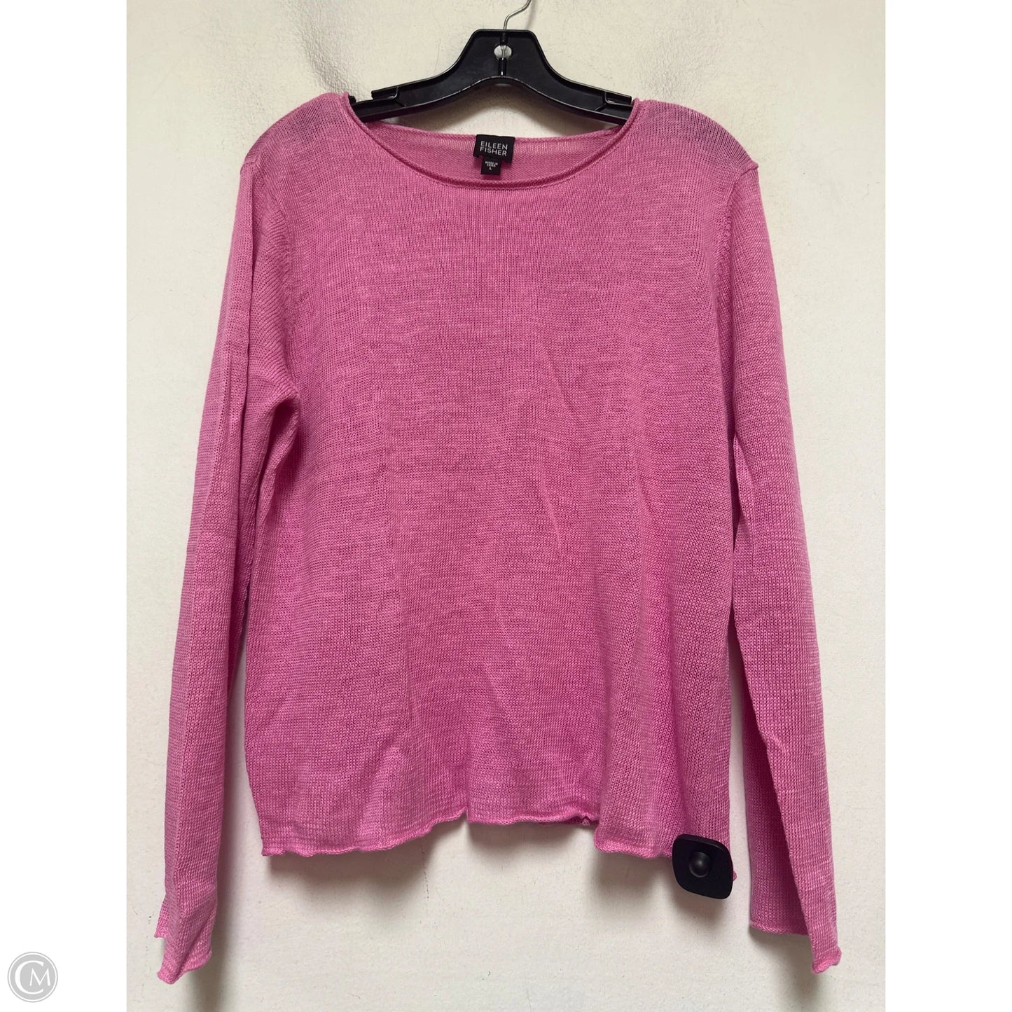 Top Long Sleeve By Eileen Fisher In Pink, Size: L