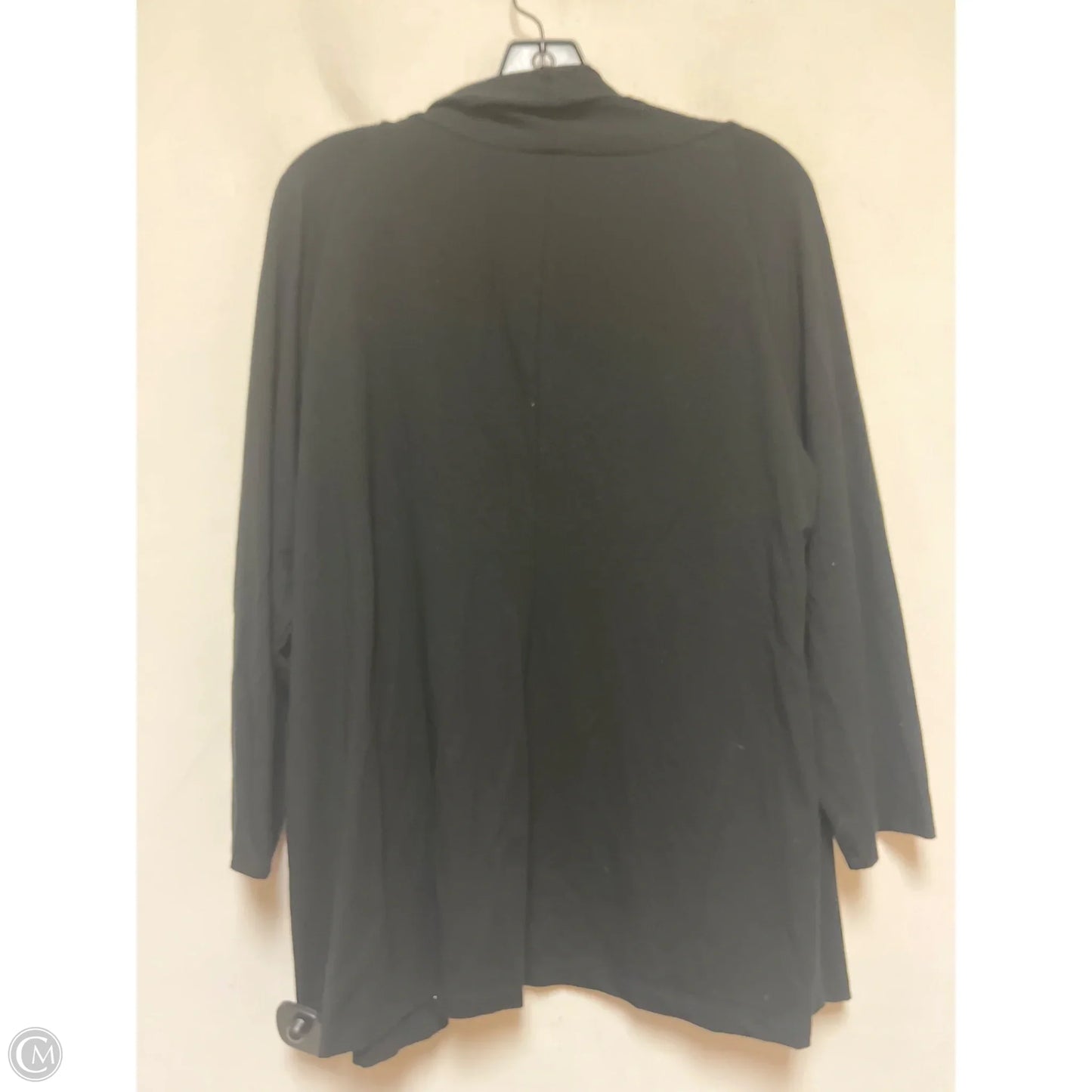 Top Long Sleeve By Eileen Fisher In Black, Size: Xl