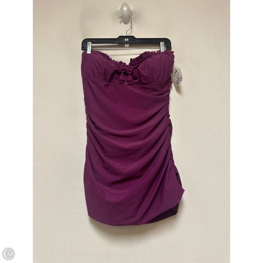 Swimsuit By Betsey Johnson In Purple, Size: Xl
