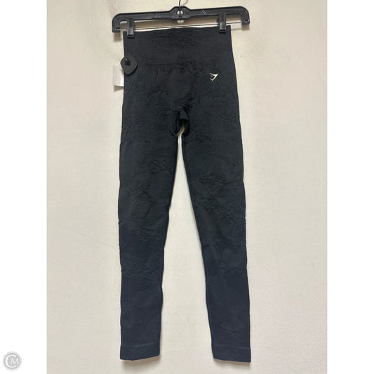 Athletic Leggings By Gym Shark In Black, Size: Xs