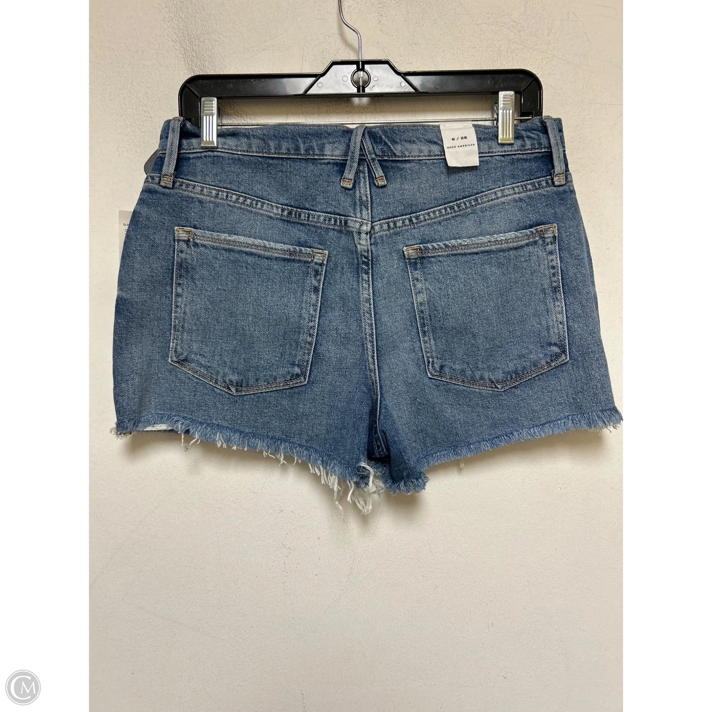 Shorts By Good American In Blue Denim, Size: 6