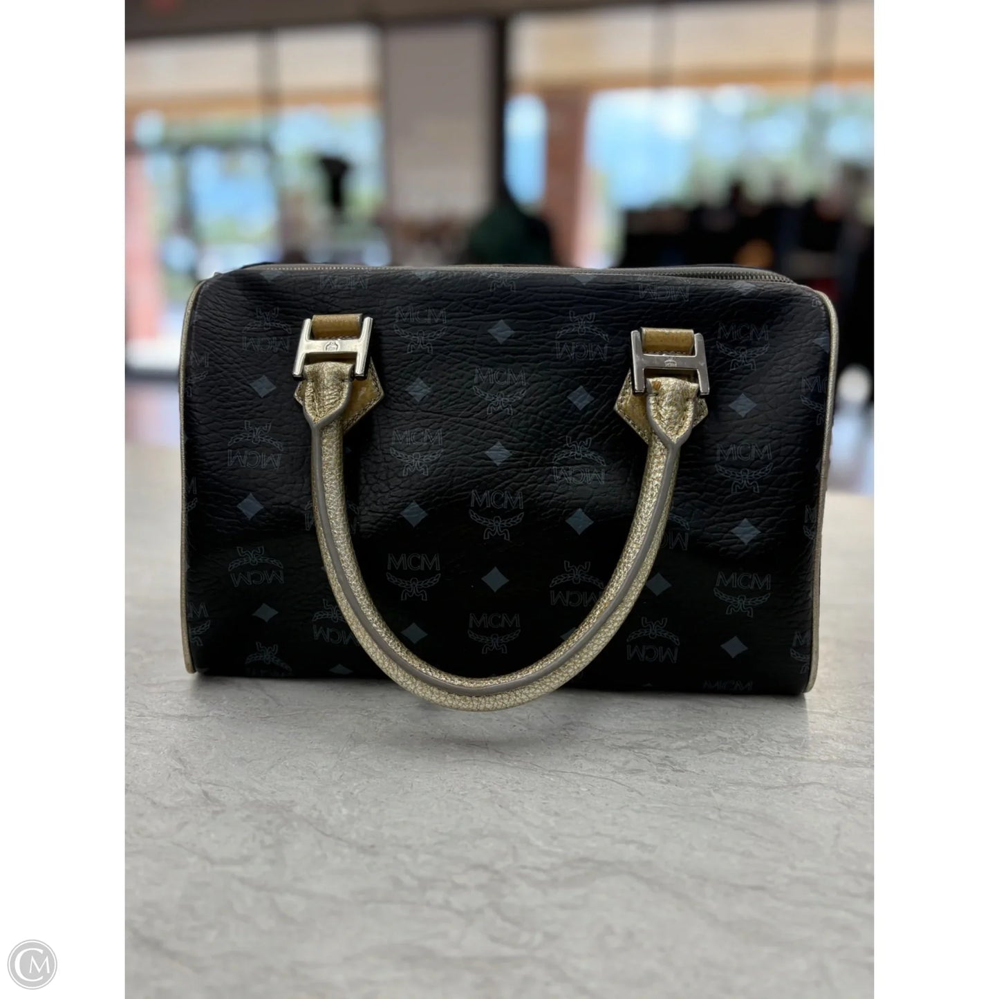 Handbag Luxury Designer By Mcm, Size: Large