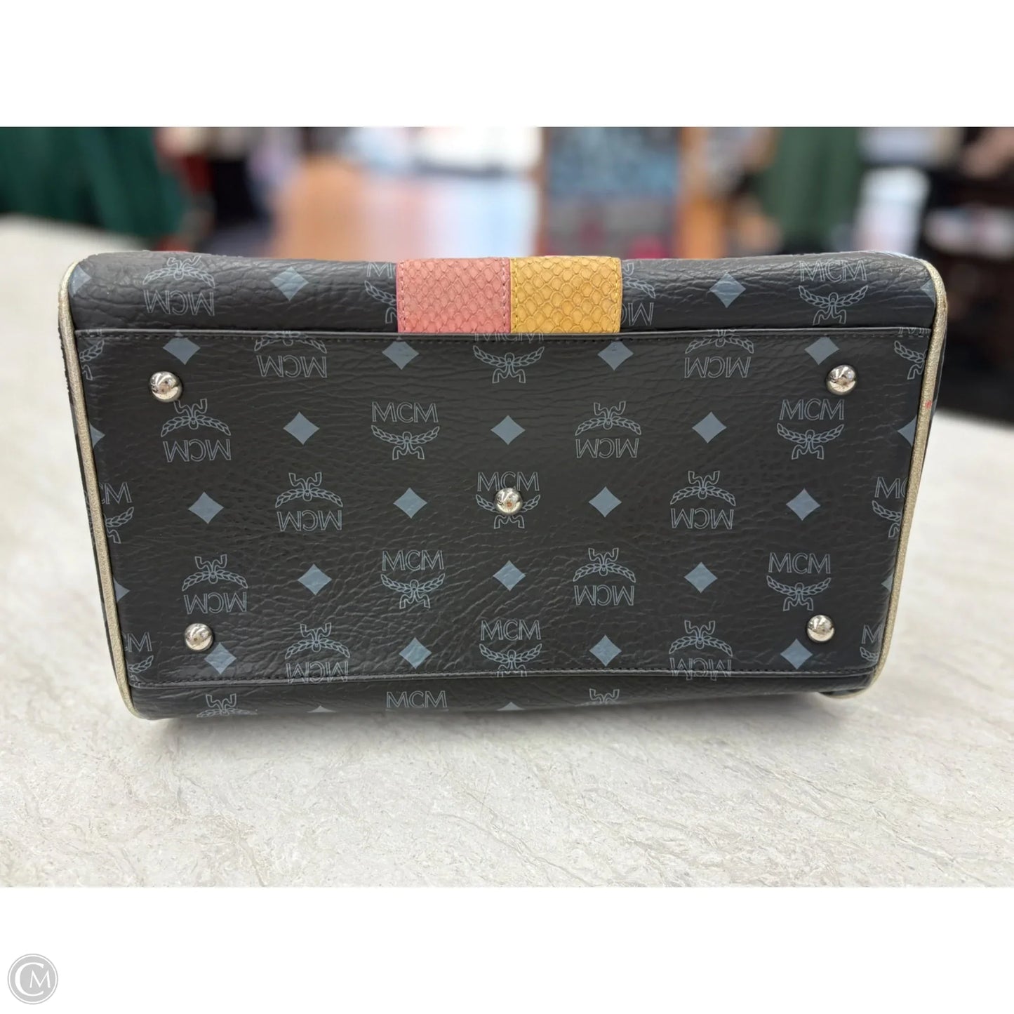 Handbag Luxury Designer By Mcm, Size: Large