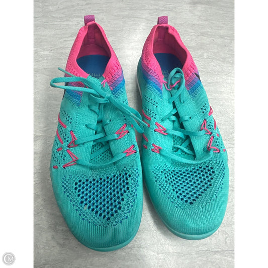Shoes Athletic By Nike In Blue & Pink, Size: 8