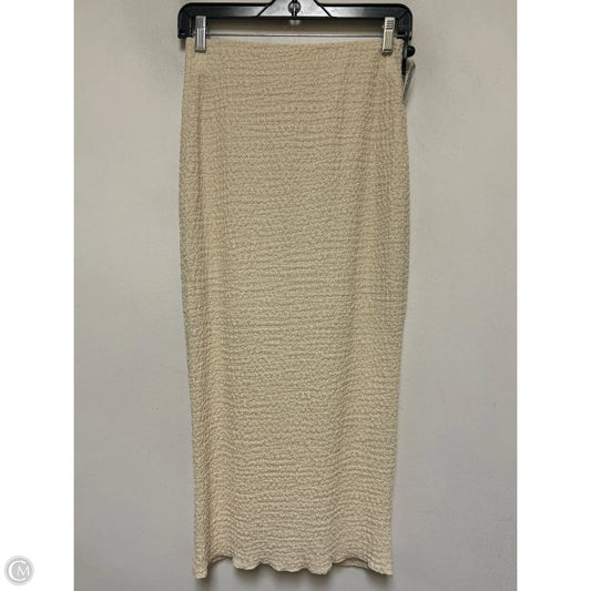 Skirt Midi By Bar Iii In Cream, Size: 6
