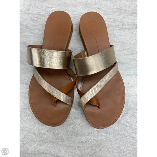 Sandals Flats By Dolce Vita In Brown, Size: 8.5
