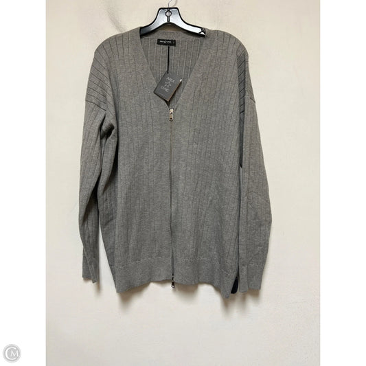 Sweater Cardigan By Clothes Mentor In Grey, Size: S