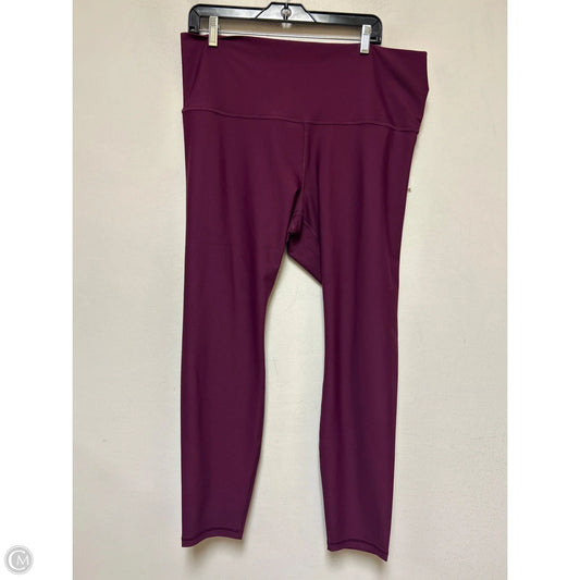 Athletic Leggings By Old Navy In Purple, Size: Xxl