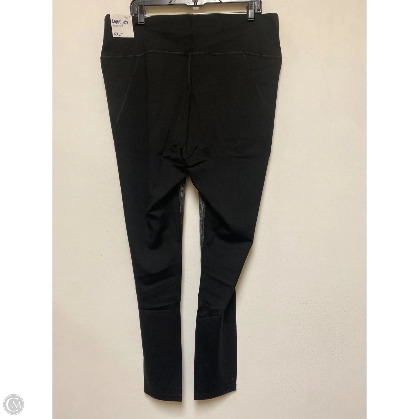 Athletic Leggings By Old Navy In Black & Grey, Size: Xxl