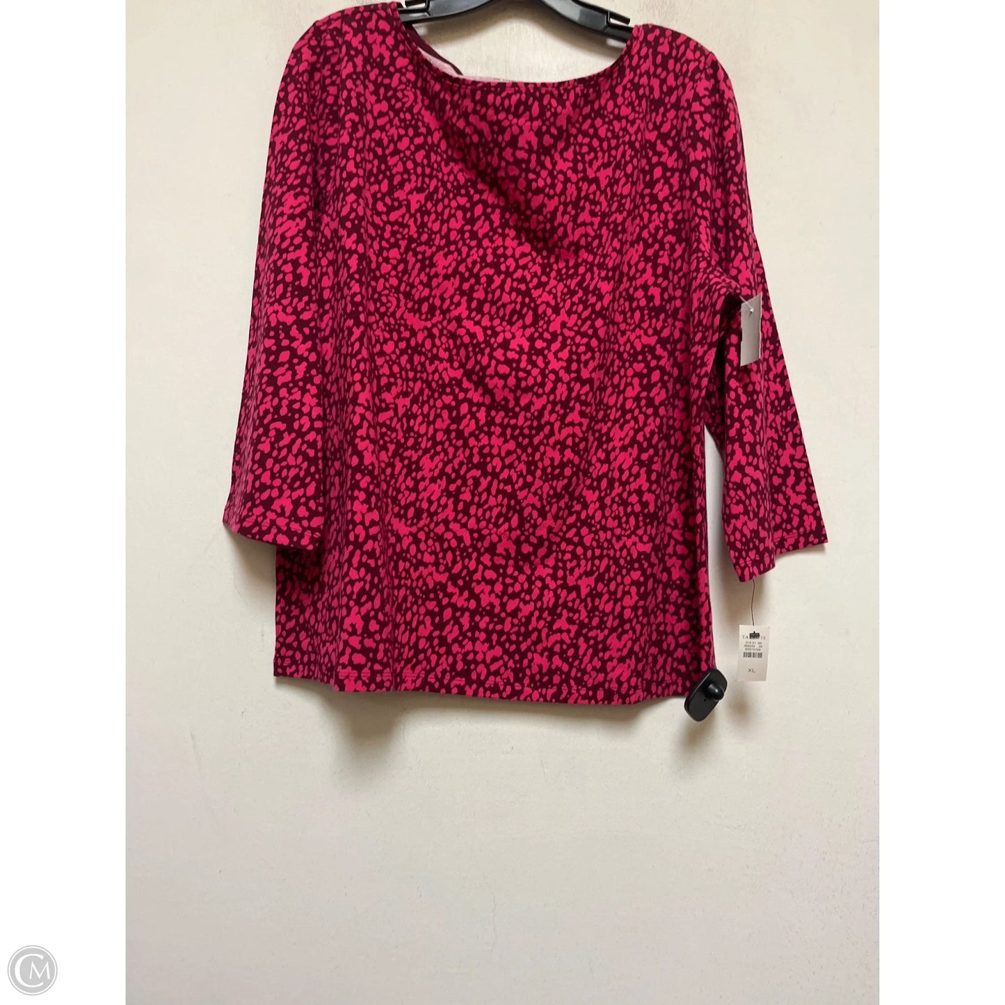 Top Short Sleeve Basic By Talbots In Pink, Size: Xl