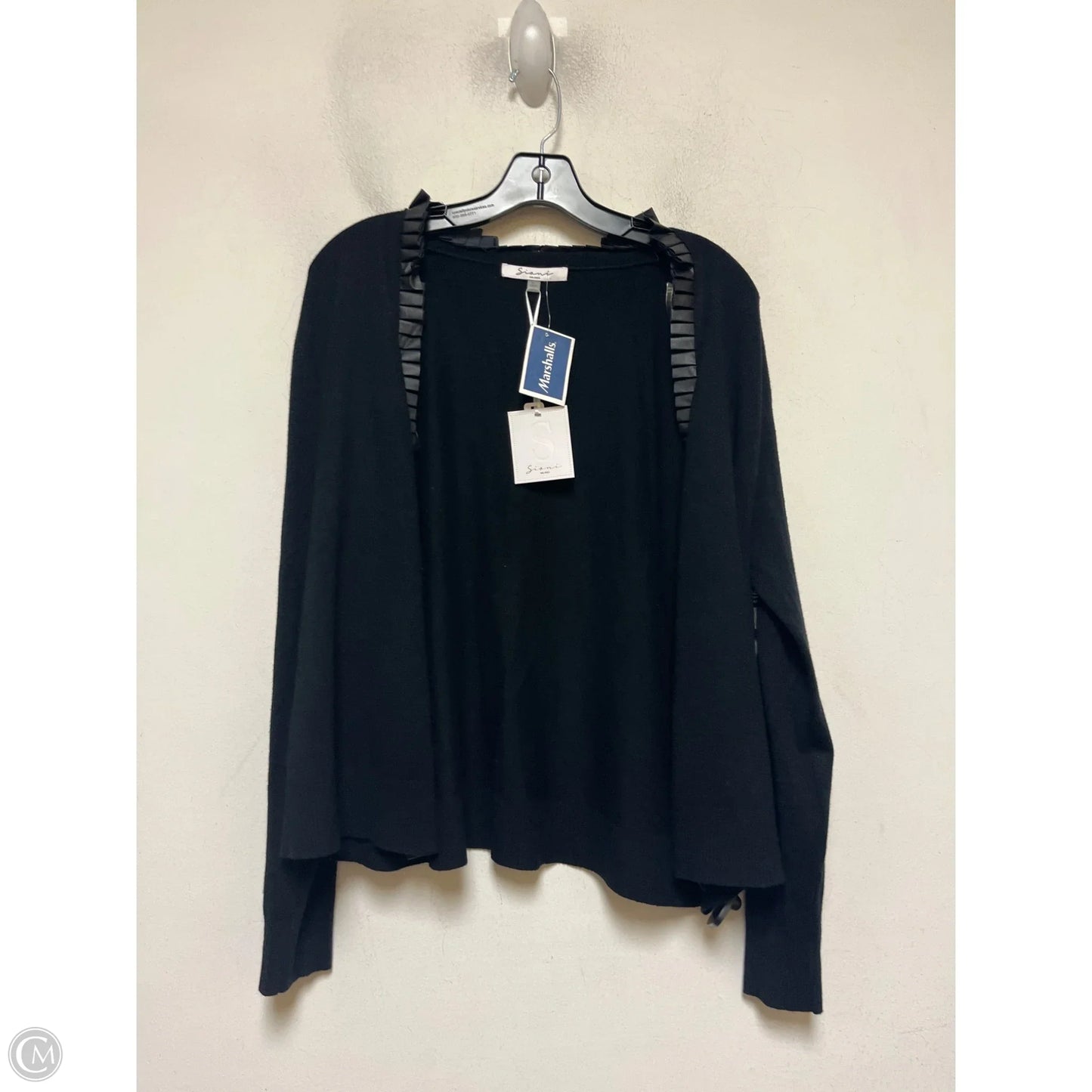 Sweater Cardigan By Sioni In Black, Size: L