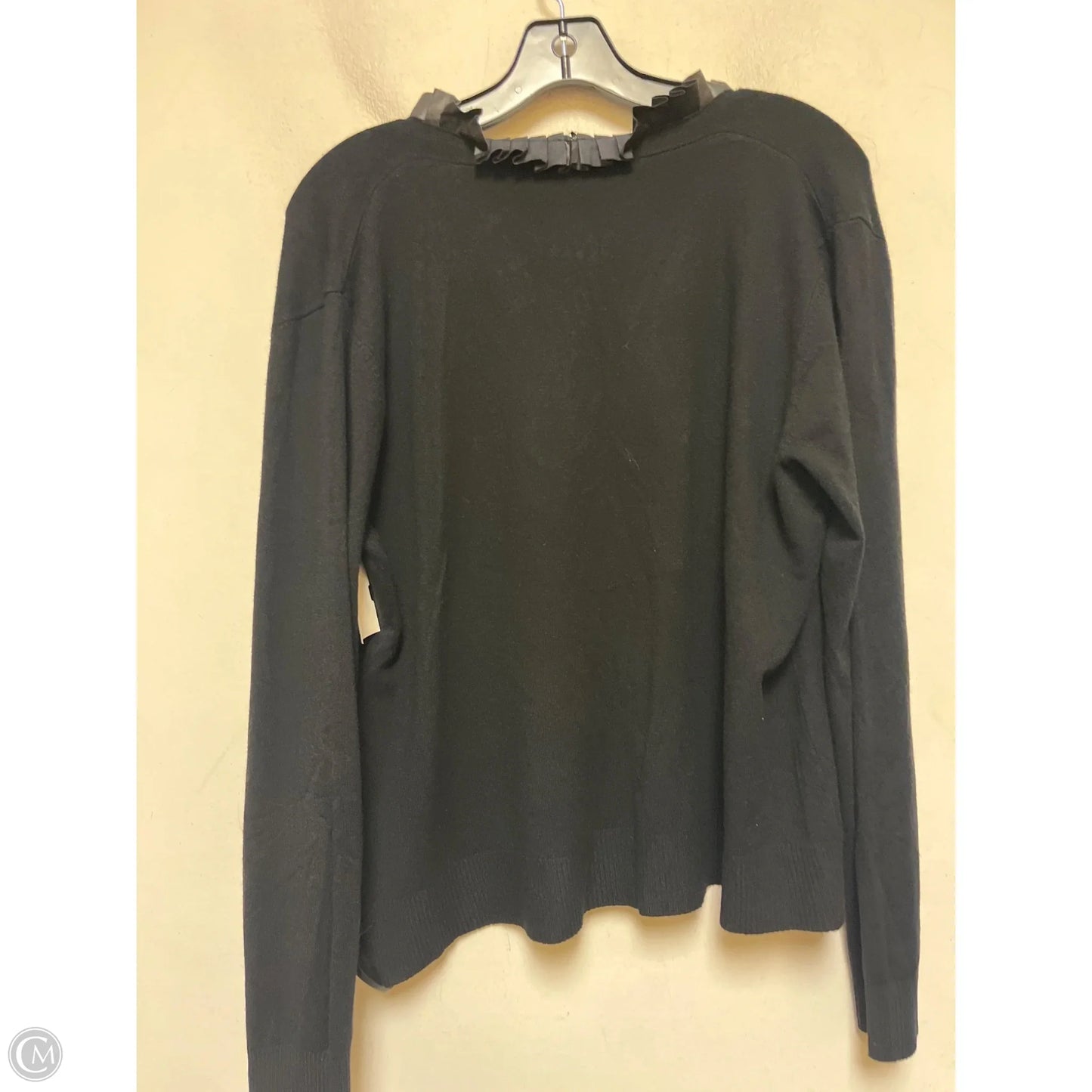 Sweater Cardigan By Sioni In Black, Size: L