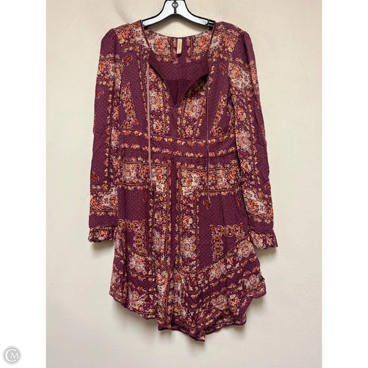Dress Casual Short By Free People In Purple, Size: Xs
