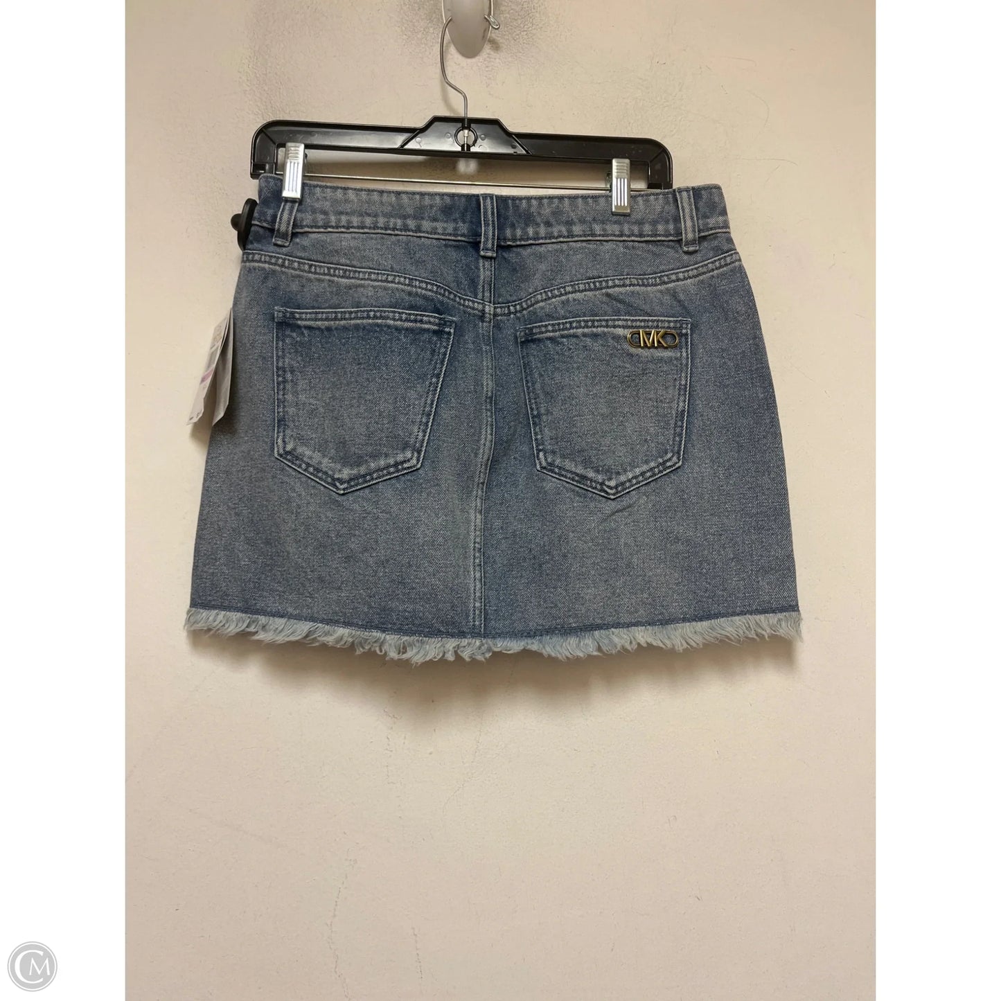 Skirt Mini & Short By Michael By Michael Kors In Blue Denim, Size: 6